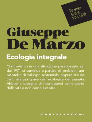 cover image of Ecologia integrale
